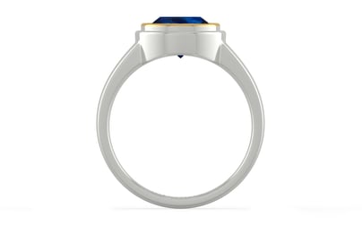 Goldcap Thailand Blue Sapphire Ring Rare Quality (R3)