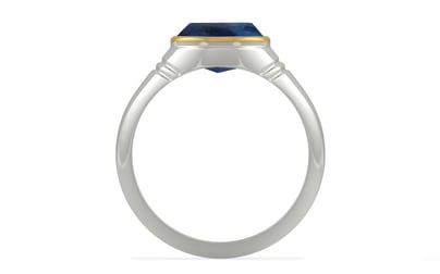 Goldcap Thailand Blue Sapphire Ring Rare Quality (R7)