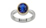 Goldcap Thailand Blue Sapphire Ring Rare Quality (R9)