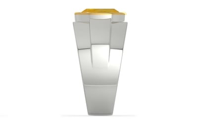 Goldcap Thailand Yellow Sapphire Ring Fine Quality (R1)