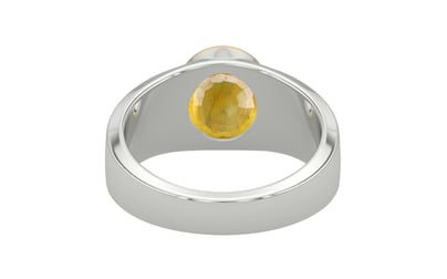 GoldCap Thailand Yellow Sapphire Ring Fine Quality (R10)