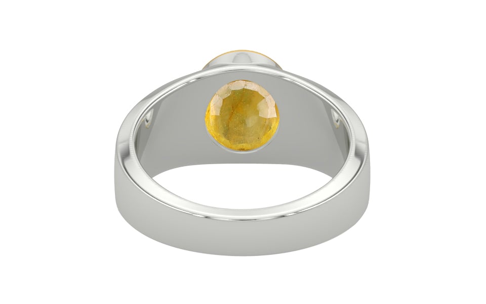 GoldCap Thailand Yellow Sapphire Ring Fine Quality (R10)