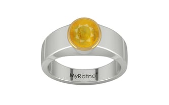 GoldCap Thailand Yellow Sapphire Ring Fine Quality (R10)