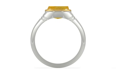 Goldcap Thailand Yellow Sapphire Ring Fine Quality (R7)