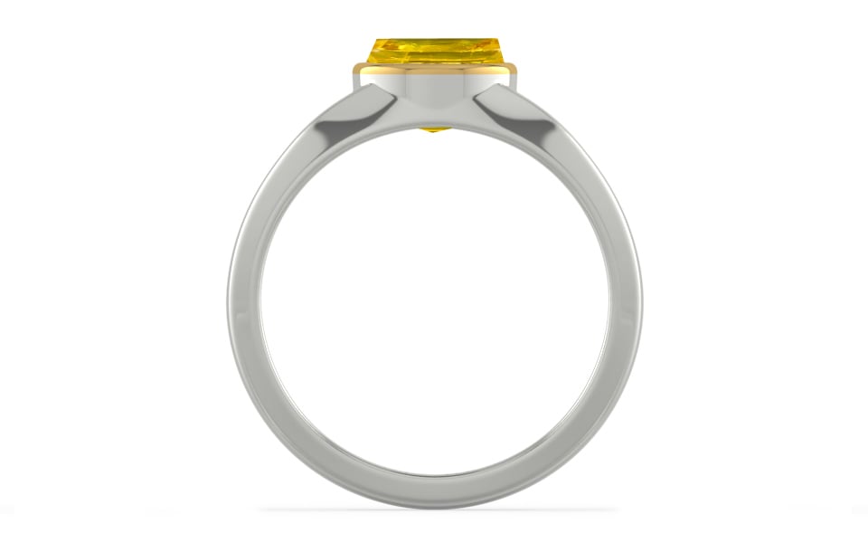 GoldCap Thailand Yellow Sapphire Ring Limited Quality (R10)