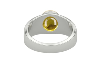 GoldCap Thailand Yellow Sapphire Ring Limited Quality (R10)