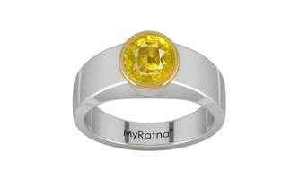GoldCap Thailand Yellow Sapphire Ring Limited Quality (R10)
