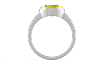 Goldcap Thailand Yellow Sapphire Ring Limited Quality (R3)