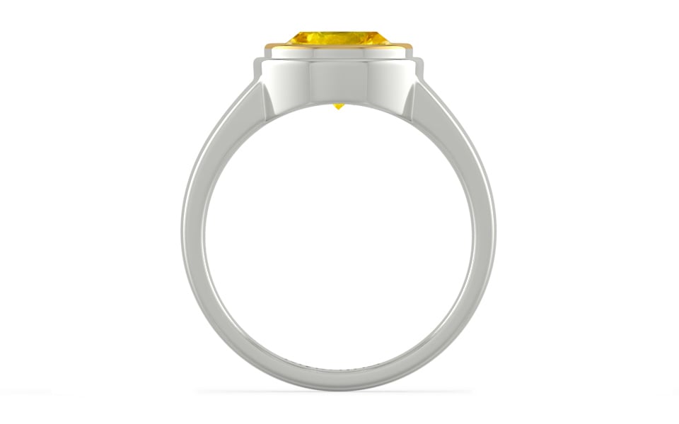 Goldcap Thailand Yellow Sapphire Ring Limited Quality (R3)