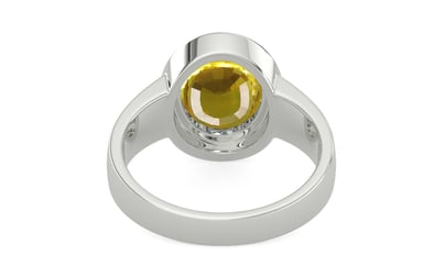 Goldcap Thailand Yellow Sapphire Ring Limited Quality (R3)