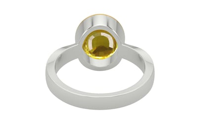 GoldCap Thailand Yellow Sapphire Ring Limited Quality (R9)