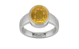 Goldcap Thailand Yellow Sapphire Ring Prime Quality (R3)