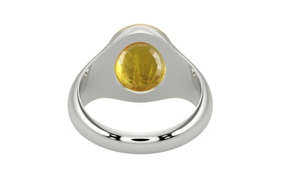 Goldcap Thailand Yellow Sapphire Ring Prime Quality (R7)