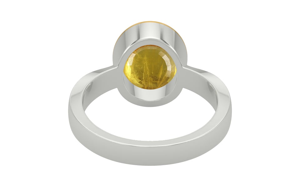 GoldCap Thailand Yellow Sapphire Ring Prime Quality (R9)