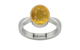 GoldCap Thailand Yellow Sapphire Ring Prime Quality (R9)