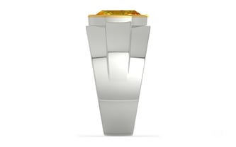 Goldcap Thailand Yellow Sapphire Ring Rare Quality (R1)