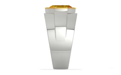 Goldcap Thailand Yellow Sapphire Ring Rare Quality (R1)