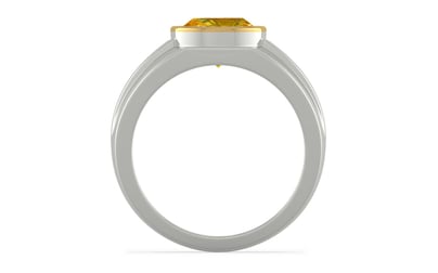 Goldcap Thailand Yellow Sapphire Ring Rare Quality (R1)