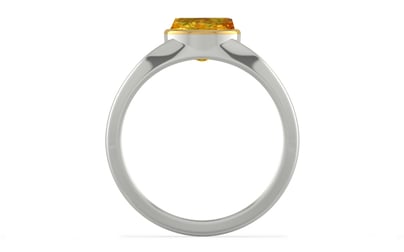 GoldCap Thailand Yellow Sapphire Ring Rare Quality (R10)