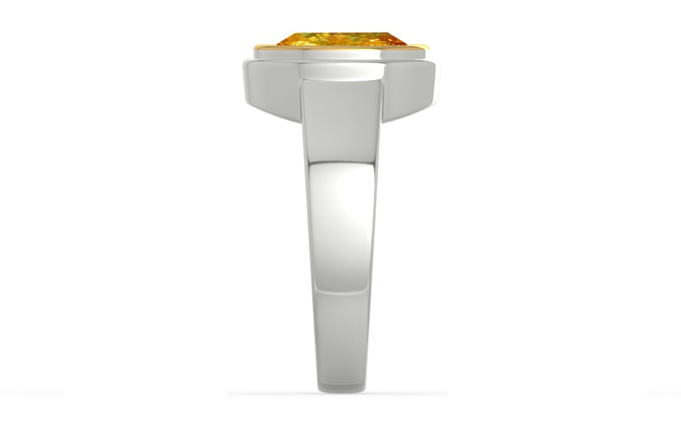 Goldcap Thailand Yellow Sapphire Ring Rare Quality (R3)