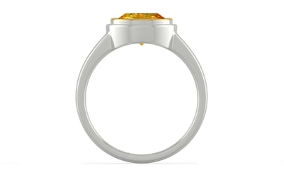 Goldcap Thailand Yellow Sapphire Ring Rare Quality (R3)