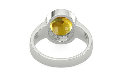 Goldcap Thailand Yellow Sapphire Ring Rare Quality (R3)