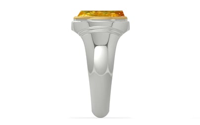 Goldcap Thailand Yellow Sapphire Ring Rare Quality (R7)