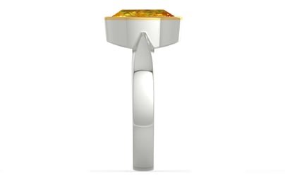 GoldCap Thailand Yellow Sapphire Ring Rare Quality (R9)