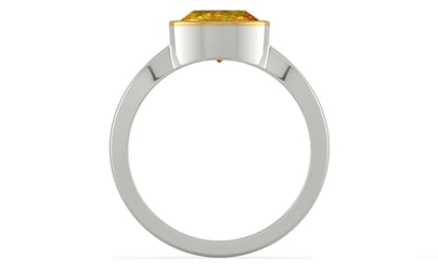 GoldCap Thailand Yellow Sapphire Ring Rare Quality (R9)