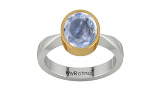 GoldCollet Ceylon Blue Sapphire Ring Fine Quality (R9)