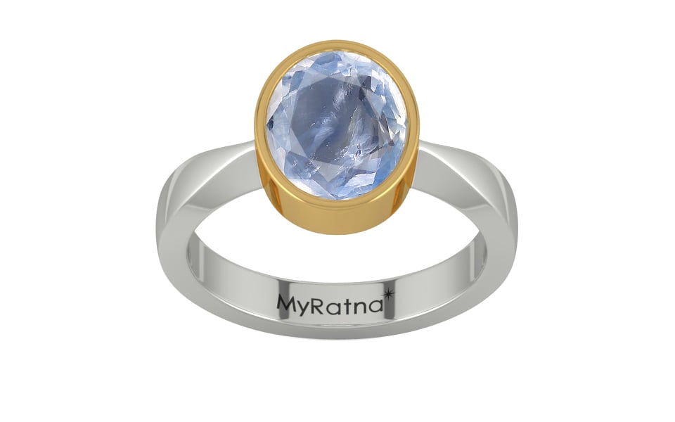 GoldCollet Ceylon Blue Sapphire Ring Fine Quality (R9)