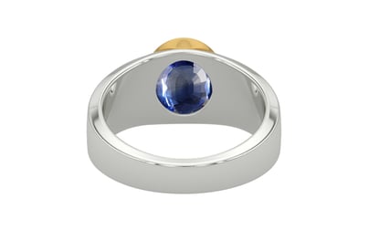 GoldCollet Ceylon Blue Sapphire Ring Limited Quality (R10)