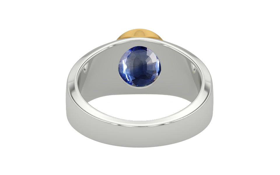 GoldCollet Ceylon Blue Sapphire Ring Limited Quality (R10)