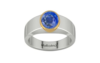 GoldCollet Ceylon Blue Sapphire Ring Limited Quality (R10)