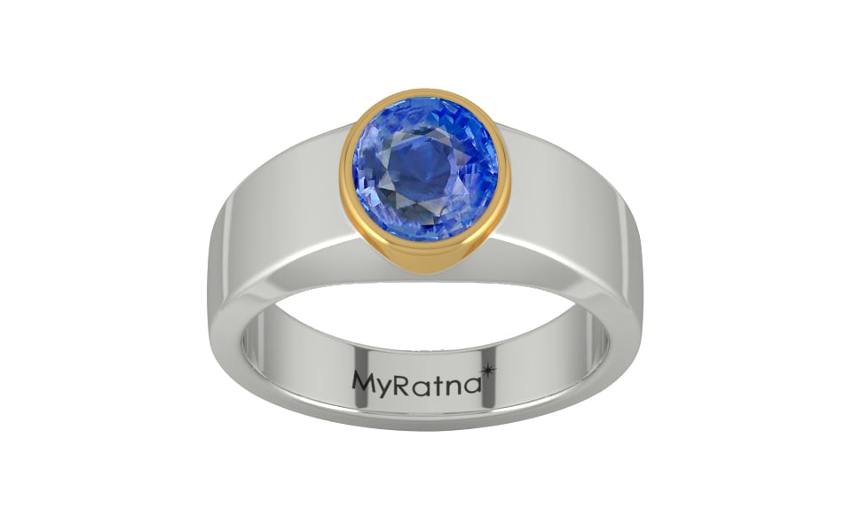 GoldCollet Ceylon Blue Sapphire Ring Limited Quality (R10)