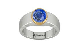 GoldCollet Ceylon Blue Sapphire Ring Limited Quality (R10)