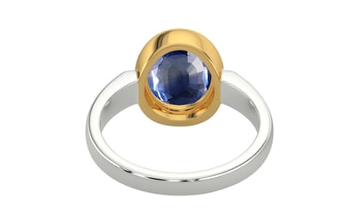 Goldcollet Ceylon Blue Sapphire Ring Limited Quality (R6)