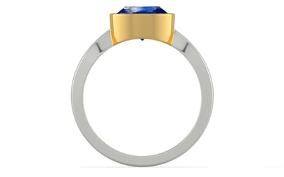 GoldCollet Ceylon Blue Sapphire Ring Limited Quality (R9)