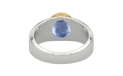 GoldCollet Ceylon Blue Sapphire Ring Prime Quality (R10)