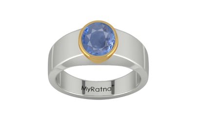 GoldCollet Ceylon Blue Sapphire Ring Prime Quality (R10)