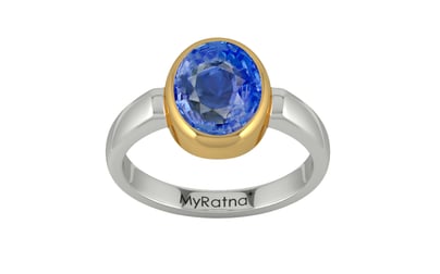 Goldcollet Ceylon Blue Sapphire Ring Prime Quality (R6)