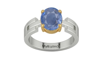 GoldCollet Ceylon Blue Sapphire Ring Prime Quality (R8)