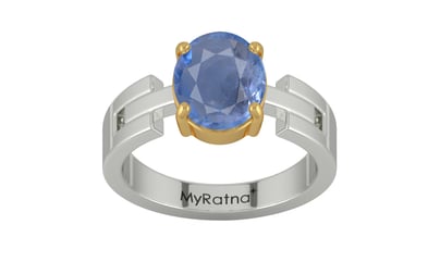 GoldCollet Ceylon Blue Sapphire Ring Prime Quality (R8)