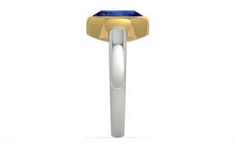 Goldcollet Ceylon Blue Sapphire Ring Rare Quality (R6)