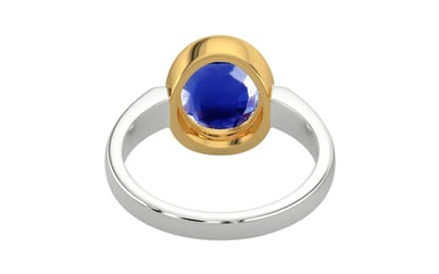 Goldcollet Ceylon Blue Sapphire Ring Rare Quality (R6)