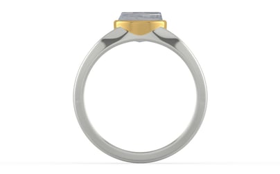 GoldCollet Ceylon White Sapphire Ring Fine Quality (R10)