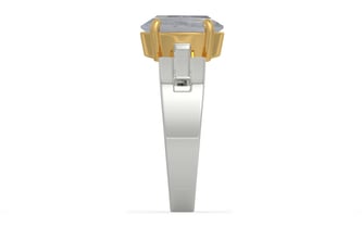 GoldCollet Ceylon White Sapphire Ring Fine Quality (R8)