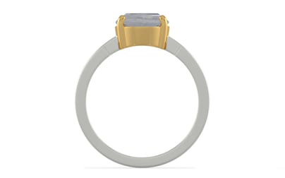 GoldCollet Ceylon White Sapphire Ring Fine Quality (R8)