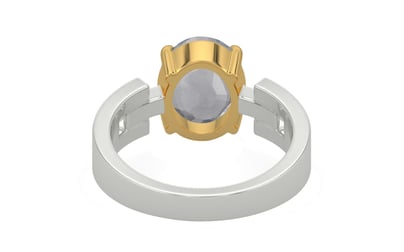 GoldCollet Ceylon White Sapphire Ring Fine Quality (R8)