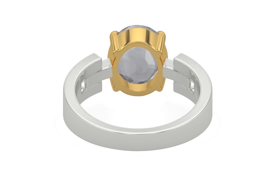 GoldCollet Ceylon White Sapphire Ring Fine Quality (R8)